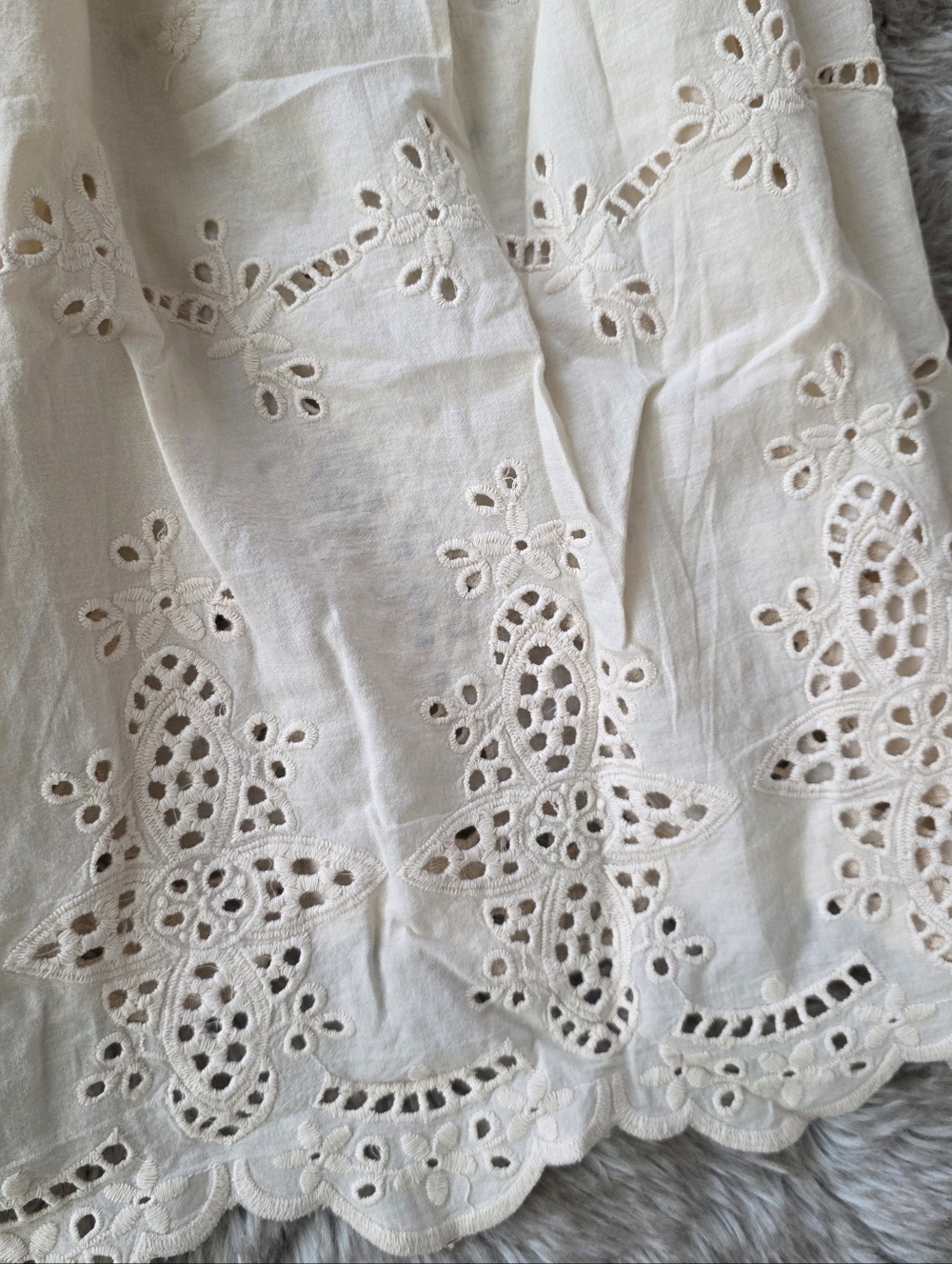 Free People Daphne Midi Dress Tea Combo Ivory Women's Size Medium‎ - Picture 4 of 14